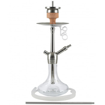 AMY DELUXE Shisha Little Feather SS11 Transparent RS Silber