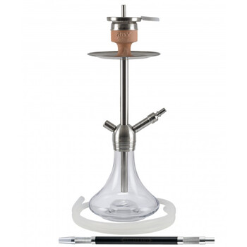 AMY DELUXE Shisha Little Stick SS13 Transparent RS Silber