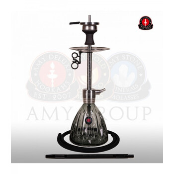 AMY DELUXE Shisha Signature S Schwarz RS Silber