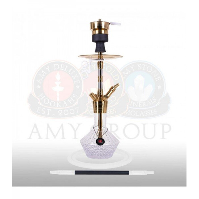 AMY DELUXE Shisha Fusion Shine S Transparent RS Gold