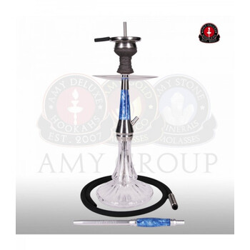 AMY DELUXE Shisha Galactic Steel S 1200 Transparent RS...