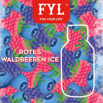 Fyl Fog your Life Molasse - Rotes Waldbeeren Ice - 130g