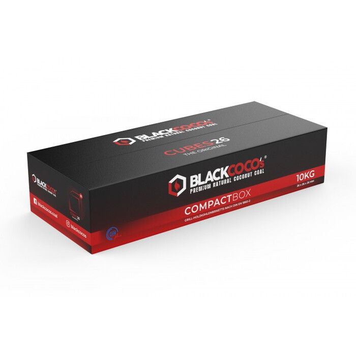 Black Cocos Kokoskohle 26er 10kg - Retail Box