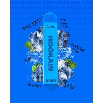 Hookain Nano X 600 - E-Shisha Einweg Blue Razz
